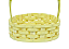 Cesta Fraldeira Redonda Linux Sintético Banana - Imagem 2