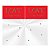 Saco Para Cesta Celofane 60x89CM Decorado New Love Vermelho | 25 Unidades - Imagem 1