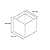 Cachepot Quadrado Kraft 14,5X14,5X15,4 | 10 Unidades - Imagem 3