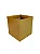 Cachepot Quadrado Ouro 14,5X14,5X15,4 | 10 Unidades - Imagem 1