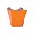 Cachepot Paper Liso 11X11X9 Laranja | 10 Unidades - Imagem 1