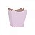 Cachepot Paper Liso 11X11X9 Rosa | 10 Unidades - Imagem 1
