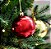 Bola de Natal Lisa Vermelha 4CM - Pacote com 6 Unidades - Imagem 2
