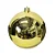 Bola de Natal Lisa Ouro 6CM - Pacote com 3 Unidades - Imagem 1