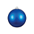 Kit 4 Bola de Natal Azul Fosca 10CM - Imagem 1