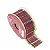 Fita De Natal Aramada Xadrez 3,8 cm × 3 m - Imagem 1
