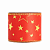 Fita Natalina Aramada Vermelho Estrela  2,70cm x 6,3cm - Imagem 1