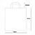 Sacola Alça Fita Lisa 45x55 - Pacote 30 Unid 1 KG - Imagem 1