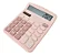 Calculadora CASMLTE DX-837B Solar De Mesa Escritório Rosa Claro - Imagem 2