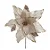 FLOR BICO PAPAGAIO AVELUDADO C/GLITTER CHAMPANHE 29CM - Imagem 1