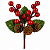 H.Berry Com Pinha Vermelho 20cm - Imagem 1