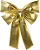 Laço Metalizado Estofado P – Dourado | 20CM - Imagem 1