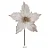 Flor Natalina Bico De Papagaio Aveludado C/Glitter (Champanhe Glitter Champanhe) - Imagem 1