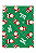 Saco Para Presente Feliz Natal Verde 25X37CM | 50 Unidades - Imagem 1