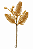 Pick Com Berry de Natal Dourado 18CM - Imagem 1