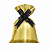 Saco Para Presente Liso Ouro 25x37 | 50 Unidades - Imagem 1