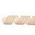 Fita Natalina Nude Glitter Ouro Losango 6,3CM x 4,57M - Imagem 1