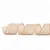 Fita Natalina Nude Glitter Ouro Listras 6,3CM x 4,57M - Imagem 2