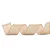 Fita Natalina Nude Glitter Ouro Linhas Cruzadas 6,3CM x 4,57M - Imagem 2