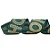 Fita Decorativa Aramada - Hohoho Verde e Ouro - 6,3cm x 9,14m - Imagem 2