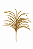 Galho Espiral Decorativo Ouro/Glitter 43,5X33X33CM - Imagem 1