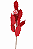 Galho Pick Folhas de Bengala Vermelho 85CM - Imagem 1