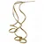 Galho decorativo Espiral Ouro 35X11,5X11,5CM - Imagem 2