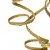 Galho decorativo Espiral Ouro 35X11,5X11,5CM - Imagem 3