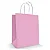 Sacola de Papel Rosa Claro 25x31x10CM - 10 Unidades - Imagem 1