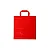 Sacola Alça Fita Lisa 30X40 Vermelha - 40 Unidades - Imagem 1