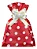Saco para Presente 20x29CM Bola Branca com Vermelho - 50 Unidades - Imagem 1
