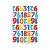 Saco Para Presente Happy Number 30X44CM - 50 Unidades - Imagem 2