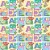 Saco Para Presente Perol Abc Dino Colorido 30X44CM - 50 Unidades - Imagem 1