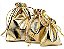 Saquinho de Lamê Dourado 12x15cm - Pct c/ 100 - Imagem 1