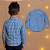 Camisa Xadrez Azul Carter's - Imagem 2