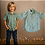 Camisa Xadrez Azul e Verde GAP Kids - Imagem 1