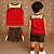 Conjunto Nike Vermelho, Cinza e Branco - Imagem 2