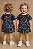 Vestido azul Green com estampa de círculos - Imagem 1