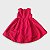 Vestido Infantil Hope & Henry Vermelho com Laço - Tamanho 18 a 24 meses - Imagem 3