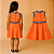 Vestido Laranja e azul Janie and Jack - Imagem 2