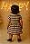 Vestido listrado BB Básico - Imagem 2
