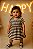 Vestido listrado BB Básico - Imagem 1
