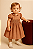Vestido Silmara listrado vermelho - Imagem 1