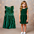 Vestido Verde em Veludo Gymboree - Imagem 1