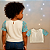 Blusa com mangas em tule Bambollina - Imagem 2