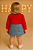 Bolero Noruega Baby Vermelho - Imagem 2