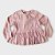 Blusa  Manga Longa com Babado Rosa Claro - Imagem 3