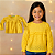 Blusa Amarela em Laise Gocco (5 a 6 anos) - Imagem 1
