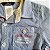 Camisa Listrada Azul e Branco Guess (24 meses) - Imagem 4