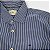Camisa Listrada Azul VRK (10 anos) - Imagem 5